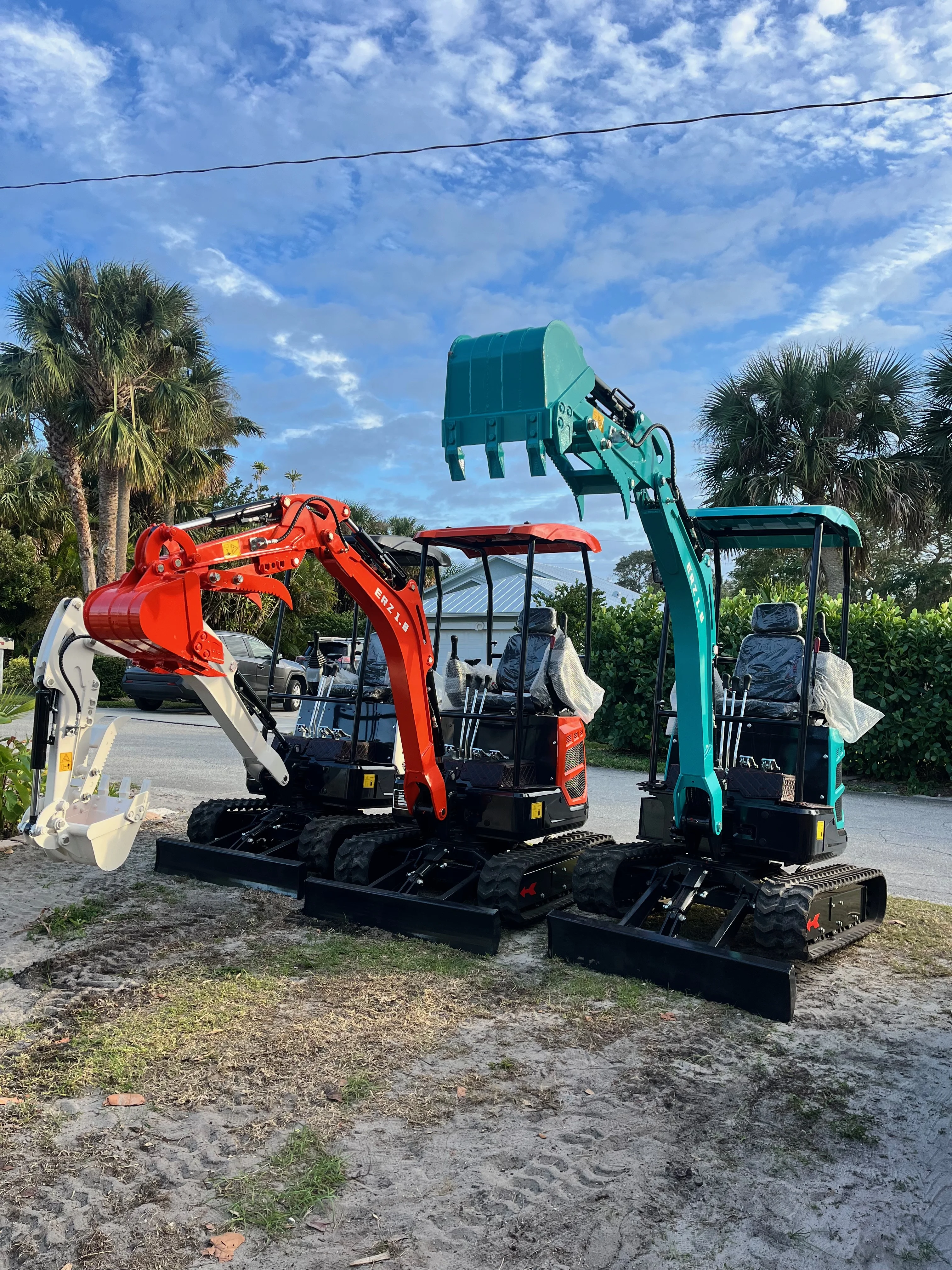 Mini excavator fleet rental options Stuart FL Equiprent LLC