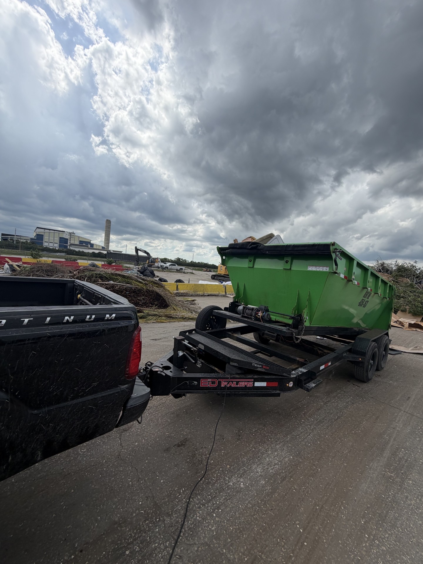 Roll-off dumpster renovation debris removal Stuart FL